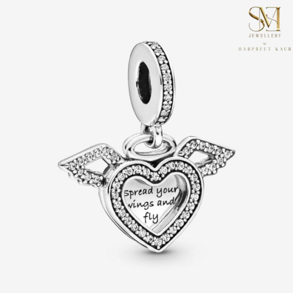 touch of elegance with this exquisite heart charm, - Image 4