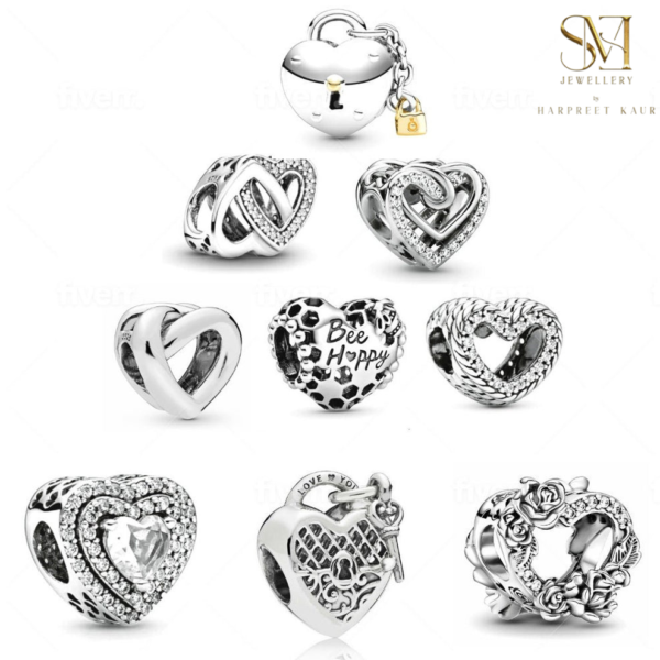 touch of elegance with this exquisite heart charm,