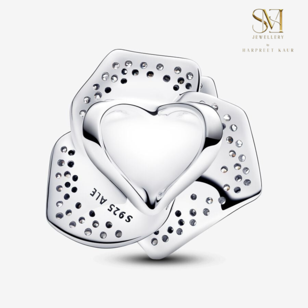 Bloom with elegance – A timeless rose crafted in shimmering silver . - Image 2