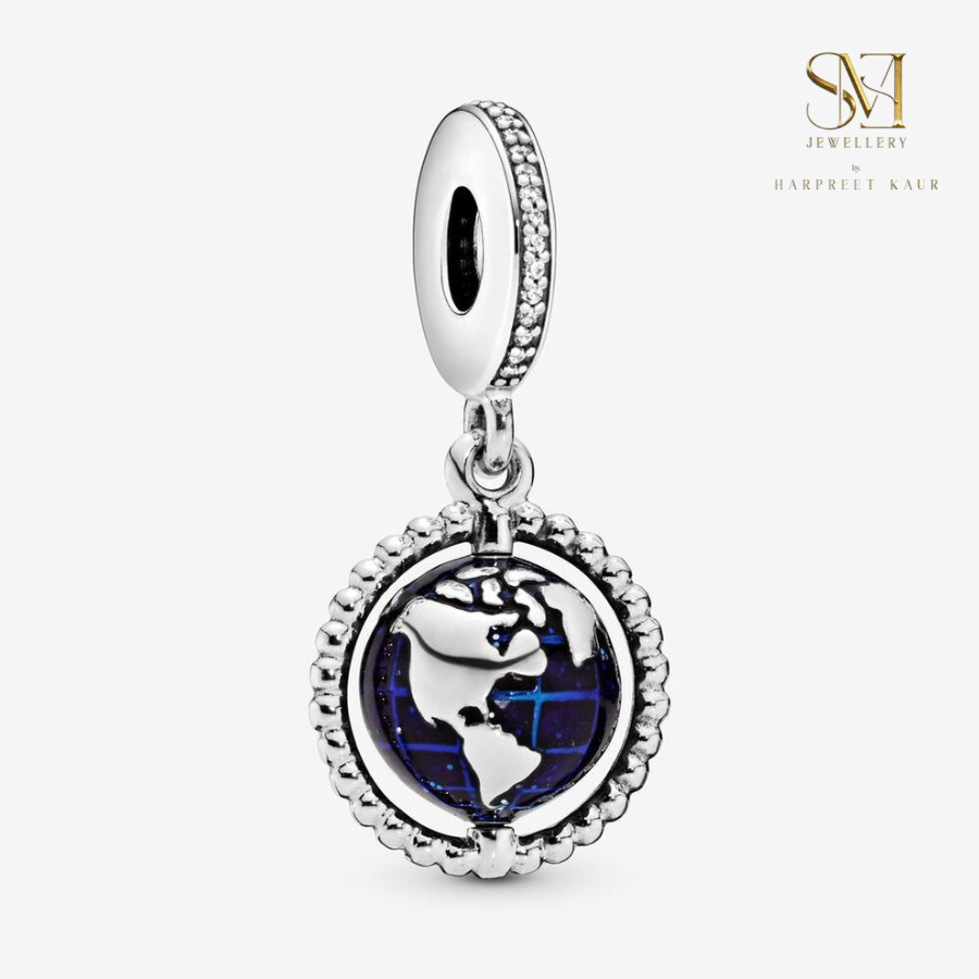 Capture the beauty of the universe with our stunning blue planet charm—perfect for dreamers and adventurers.