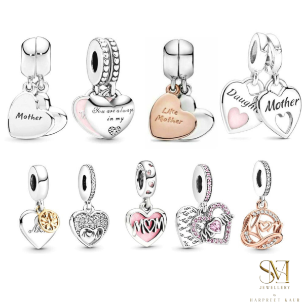 Celebrate the bond of love with our heartwarming Mother charms.