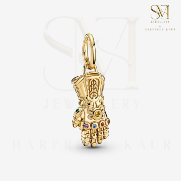 Unleash the power of the universe with our exclusive Thanos Hand Charm. A symbol of strength and destiny, crafted for true collectors.”